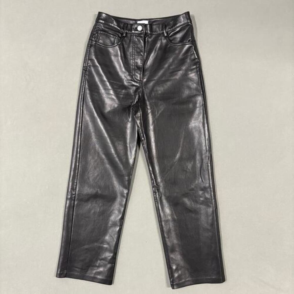 Wilfred Faux Leather Pants Black Women’s Size‎ 4 The Melina